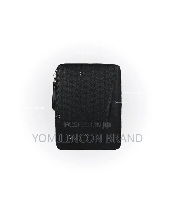 Levelo Cristallo Booktype Laptop Sleeve - Black LVLCBLSBK