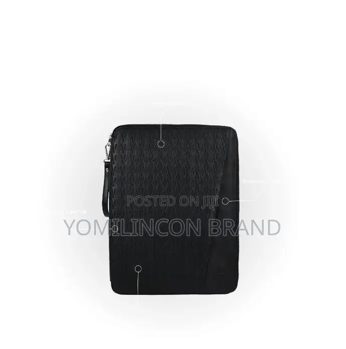 Levelo Cristallo Booktype Laptop Sleeve - Black LVLCBLSBK