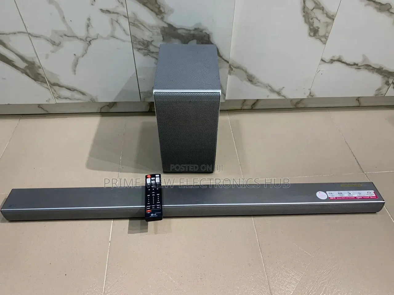 Lg Soundbar With Wireless Subwoofer Powerful Home Audio Upgrade
