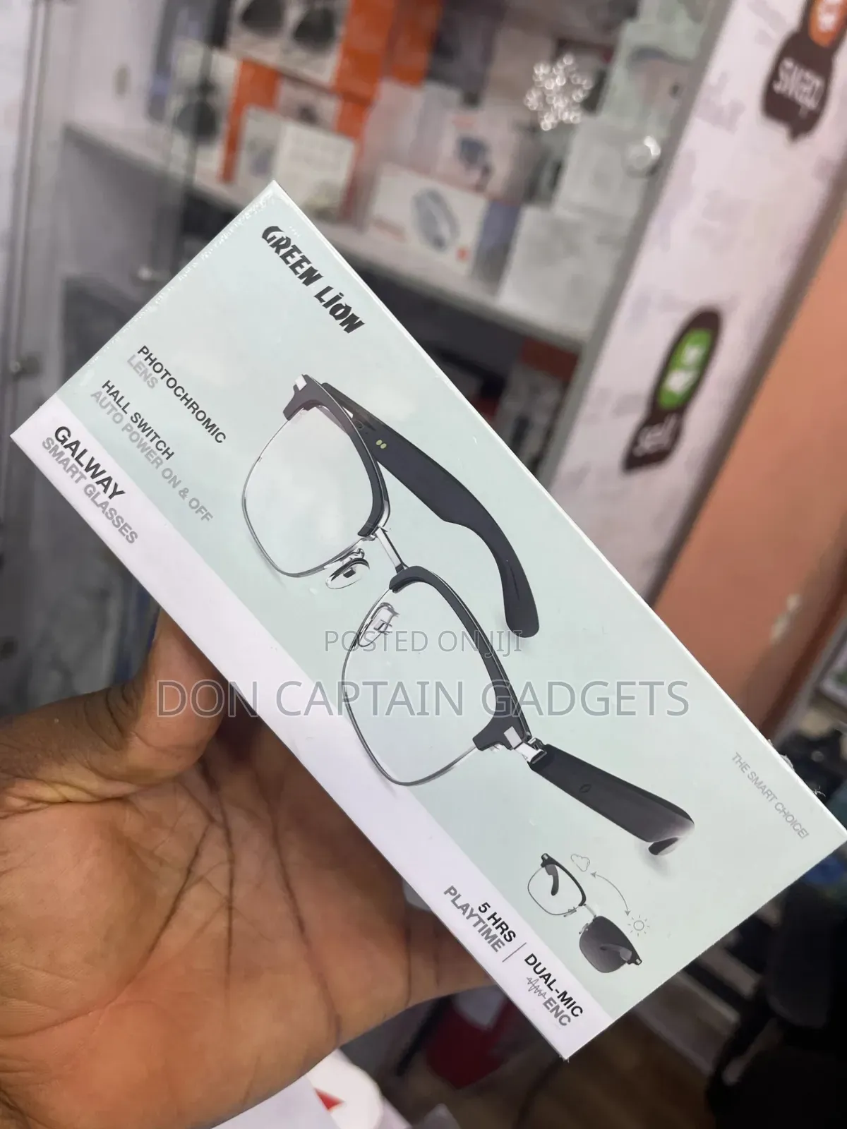 Green Lion Galway Smart Glasses( Photochromic Lens )