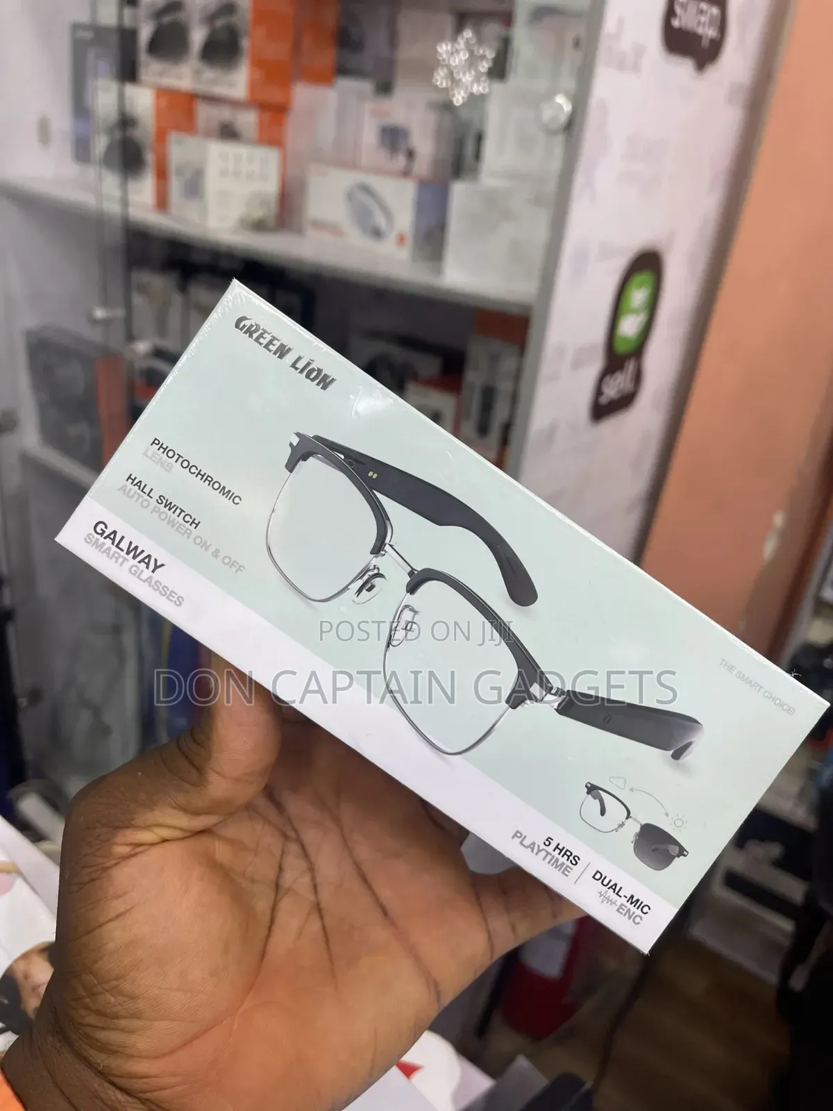 Green Lion Galway Smart Glasses( Photochromic Lens )