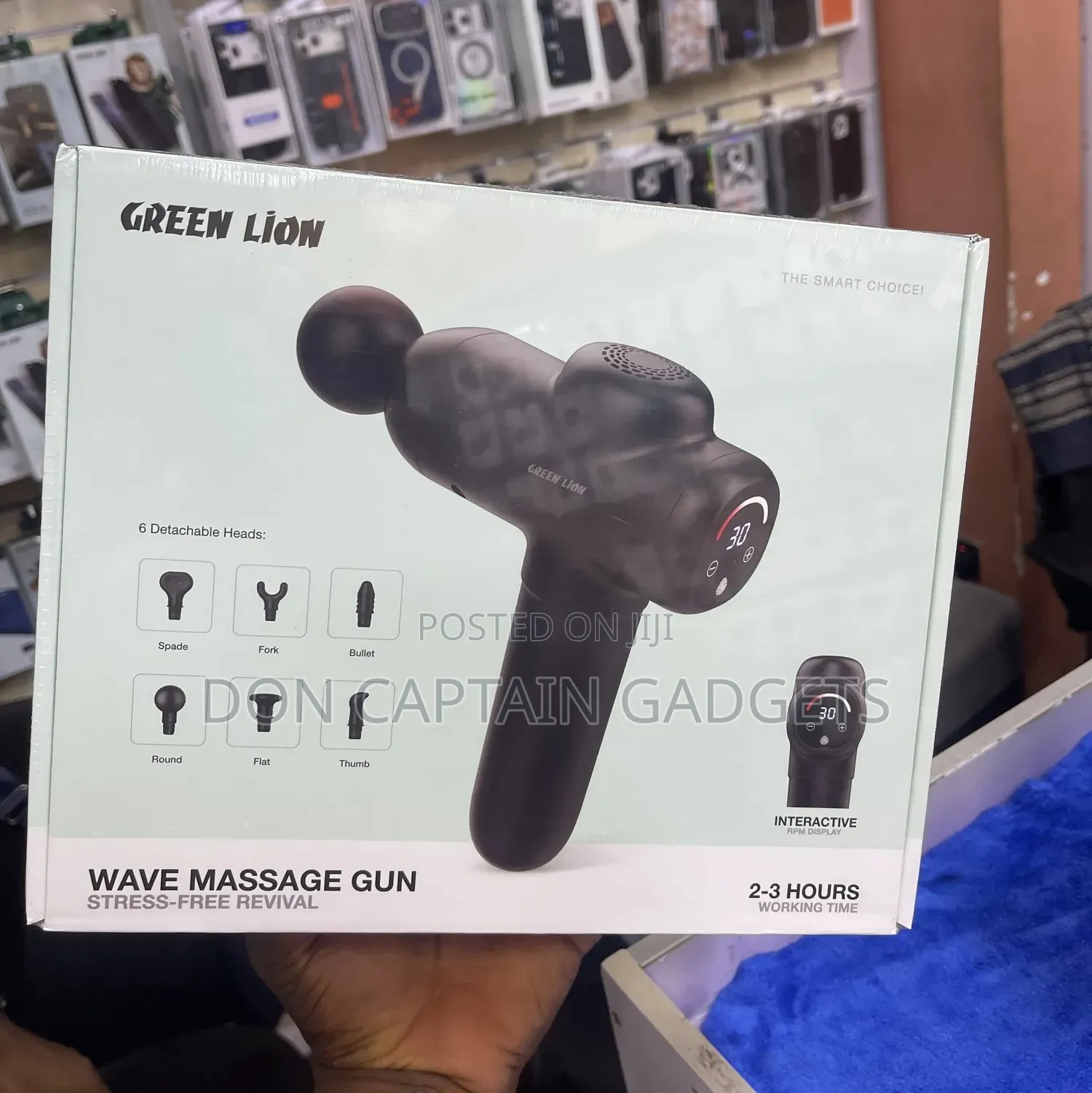 Green Lion Wave Massage Gun