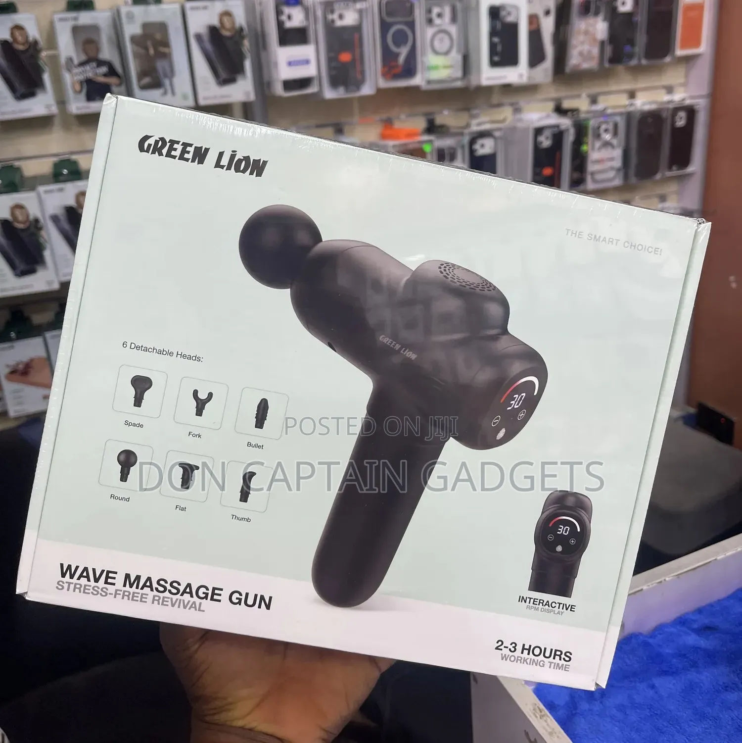 Green Lion Wave Massage Gun