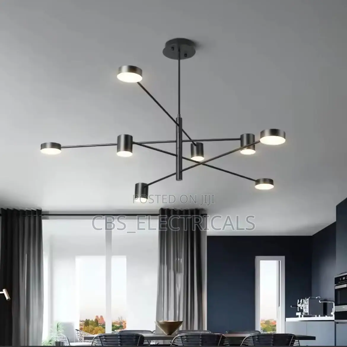 Modern Articulated Led Chandelier