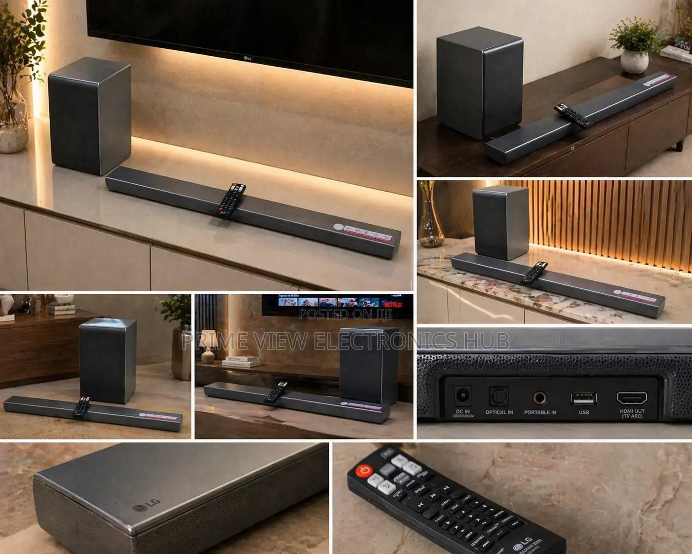 Lg Soundbar With Wireless Subwoofer Powerful Home Audio Upgrade