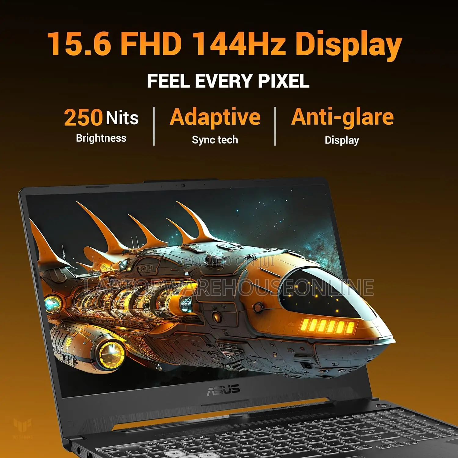 New Laptop Asus TUF Gaming A15 16GB AMD Ryzen 7 SSD 512GB