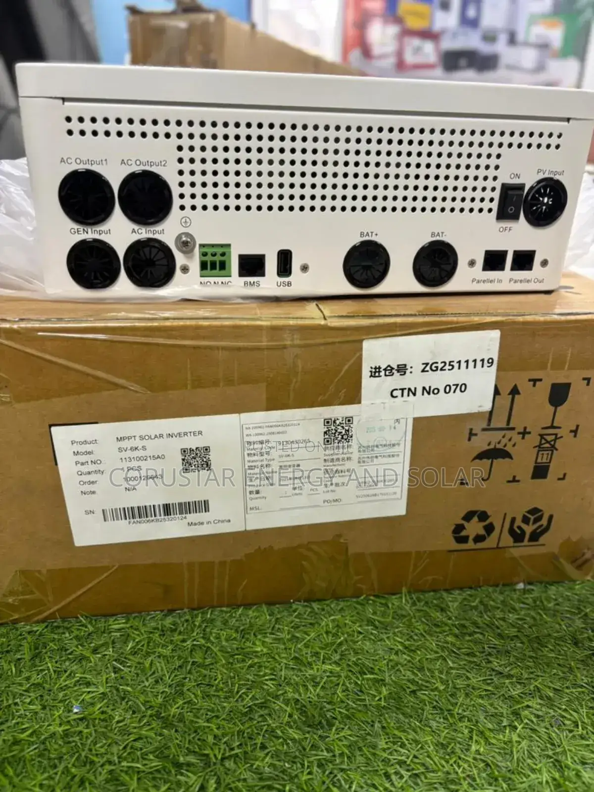 Veichi Hybrid Inverter 48v 6kw/7.8kw Pv, Wifi*