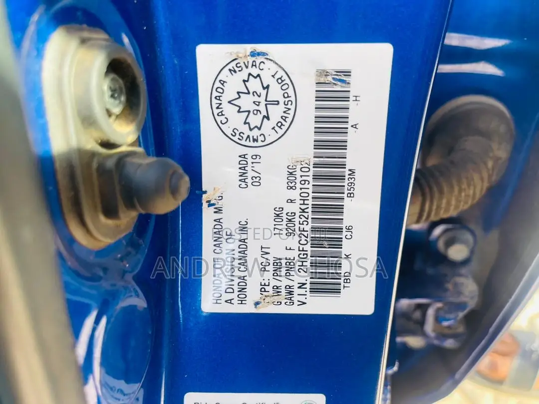 Honda Civic 2019 Blue