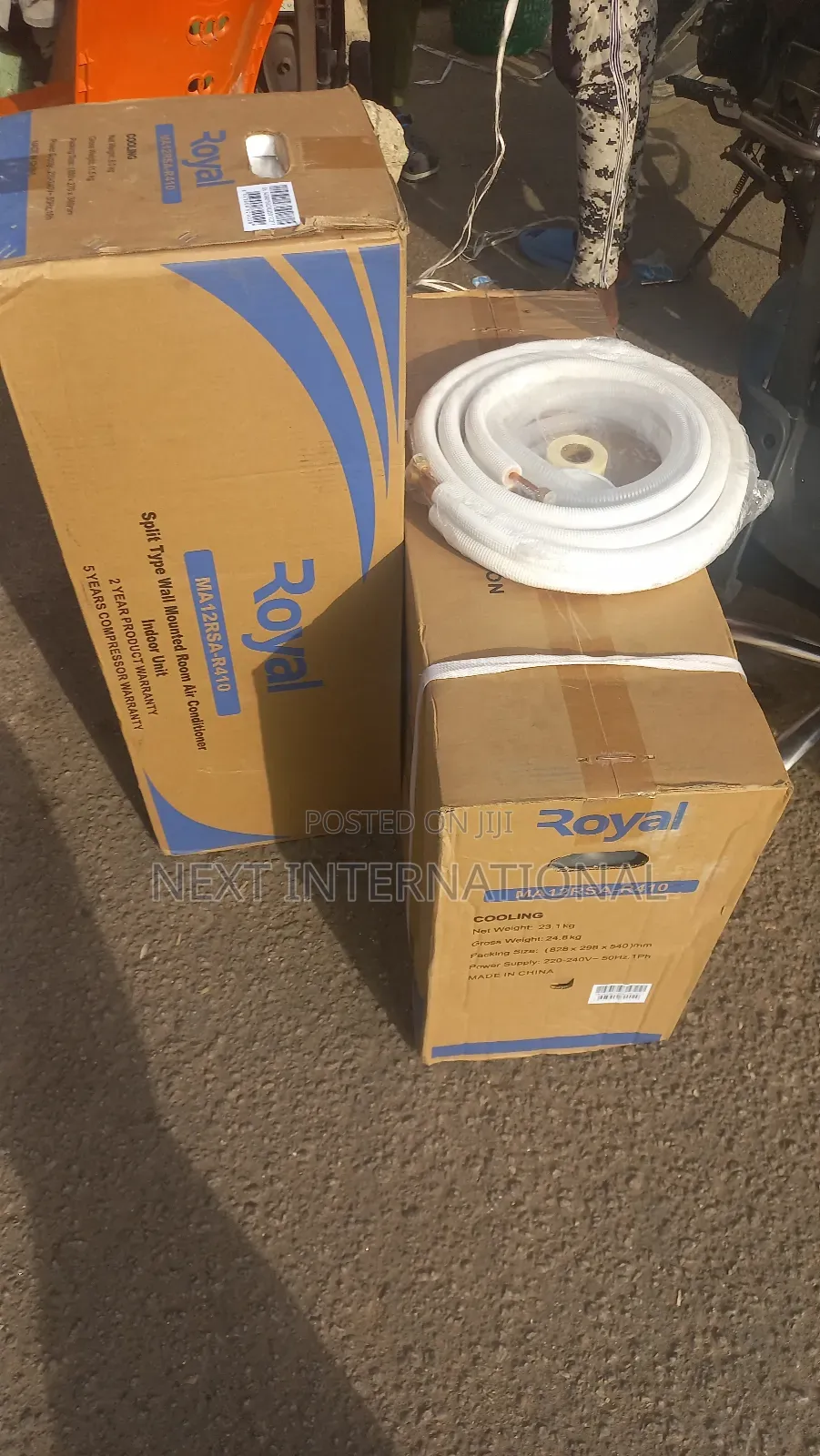 Royal 1:5hp Split Air-Conditioner With Installation Kits