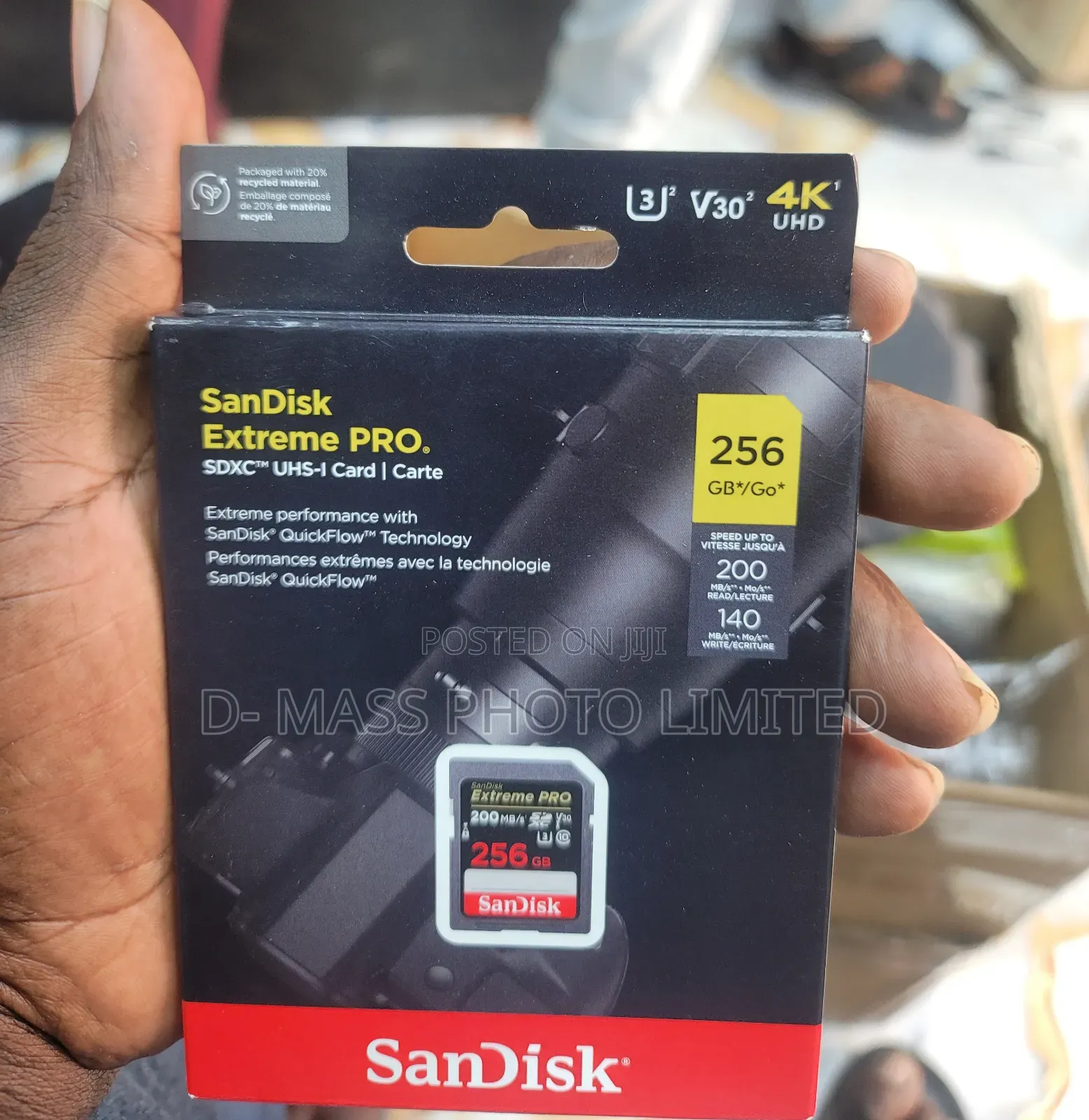Extreme Pro 256gb Sandisk Memory