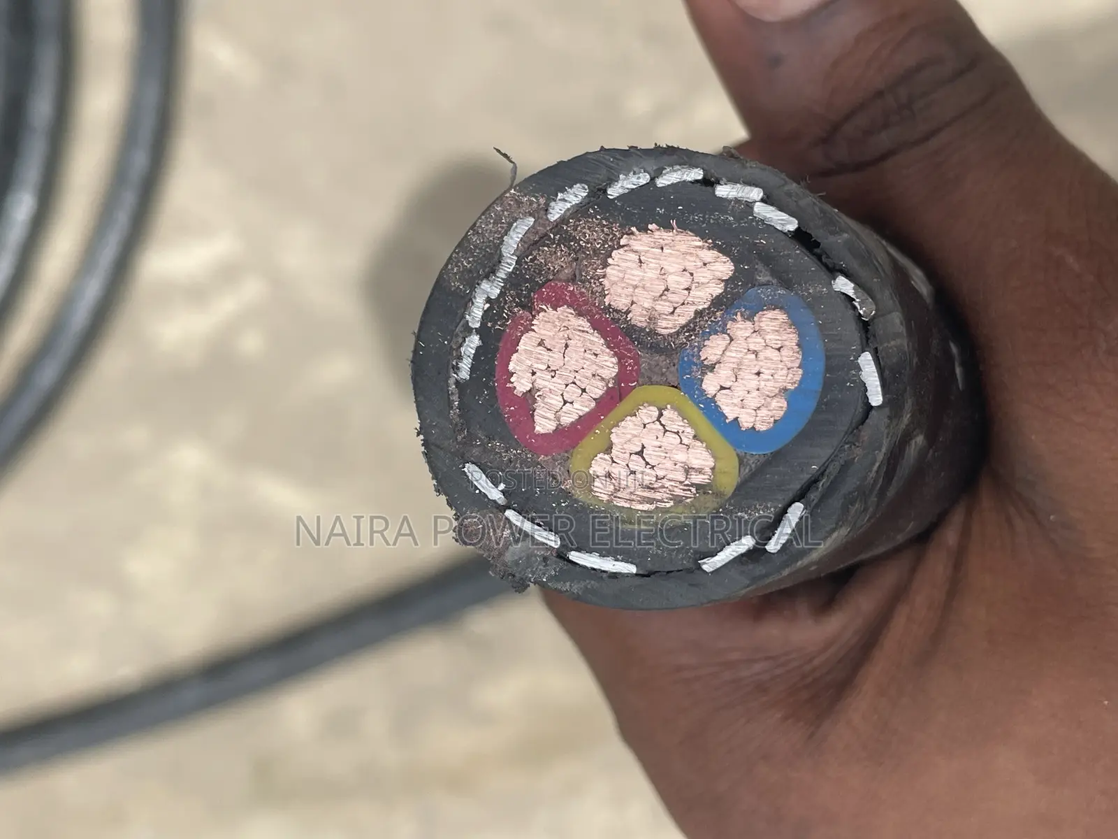50mm 4core Armored Cable