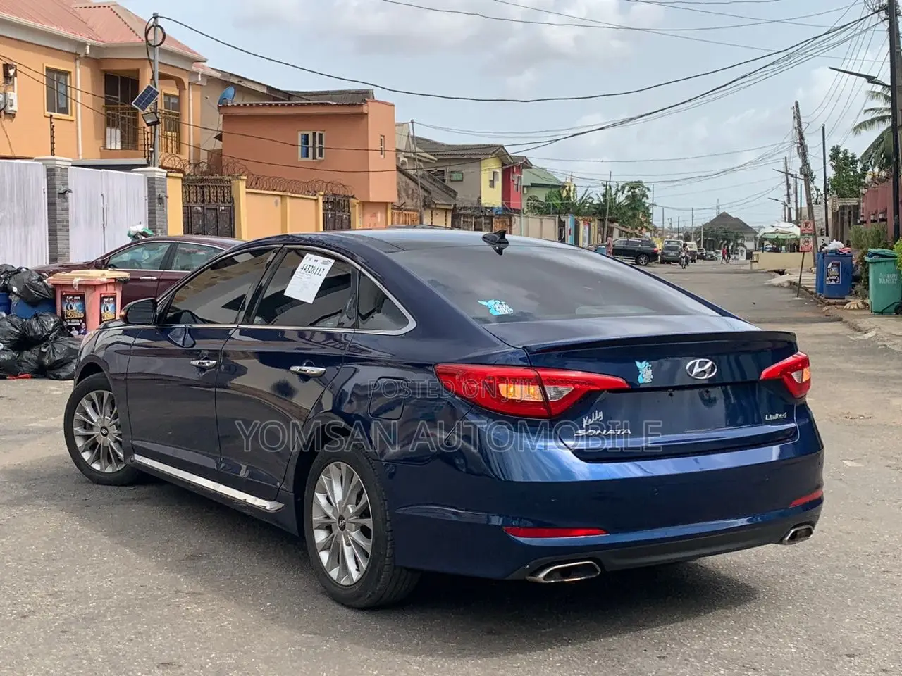 Hyundai Sonata Limited 4dr Sedan (2.4L 4cyl 6A) 2015 Blue
