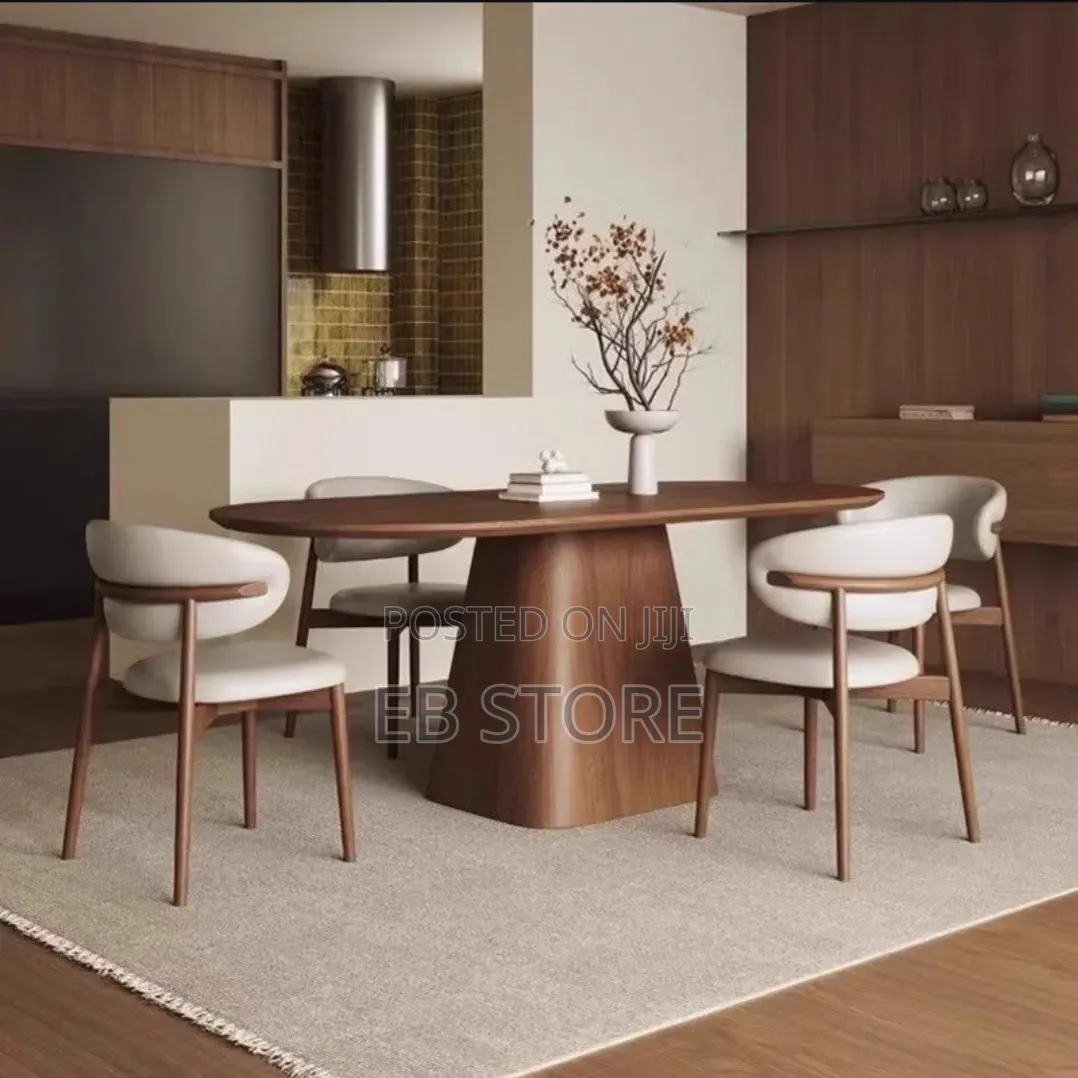 French Vintage-Inspired Oval Dining Table Set (160cm) With 6 Chairs