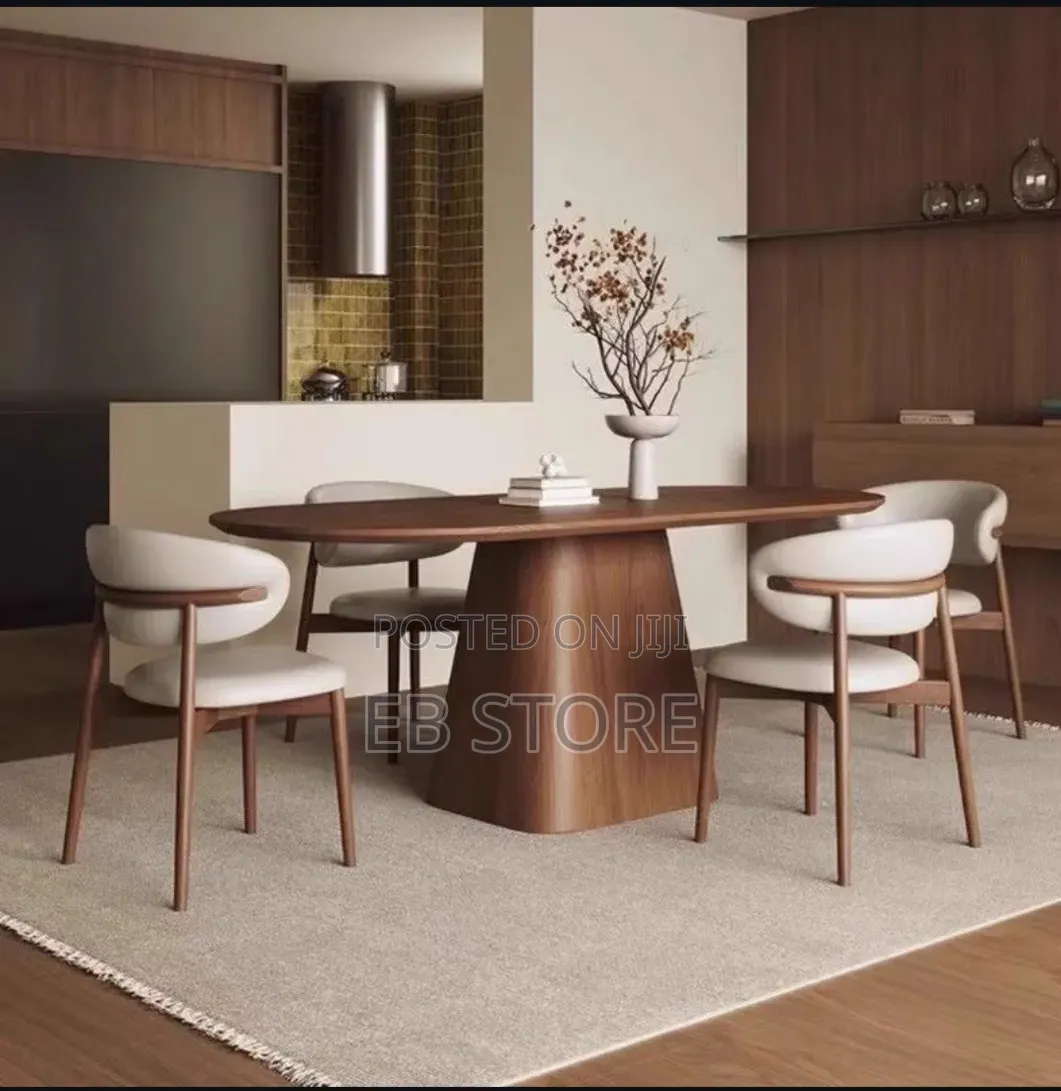 French Vintage-Inspired Oval Dining Table Set (160cm) With 6 Chairs