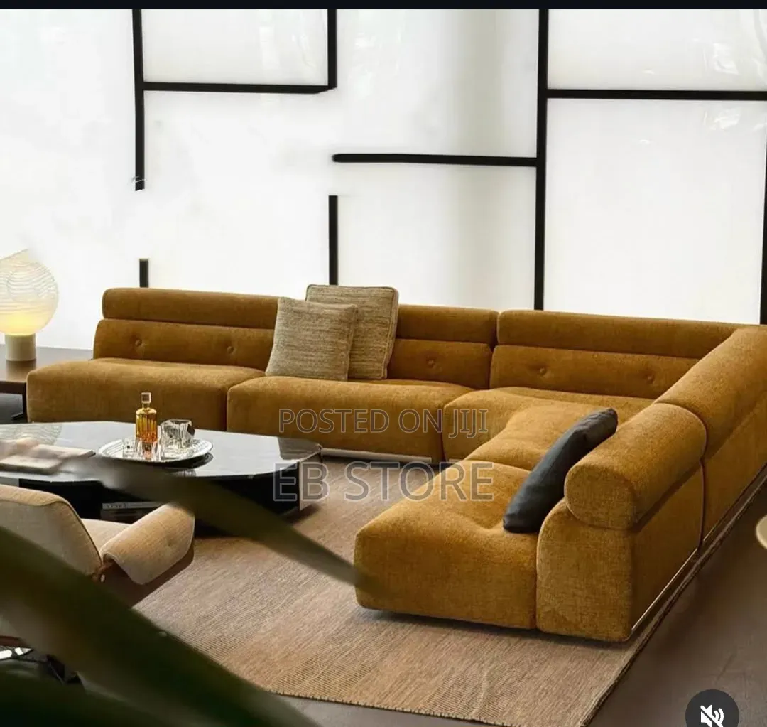 Italian Retro Modular Sofa – Luxury Contemporary Sectional