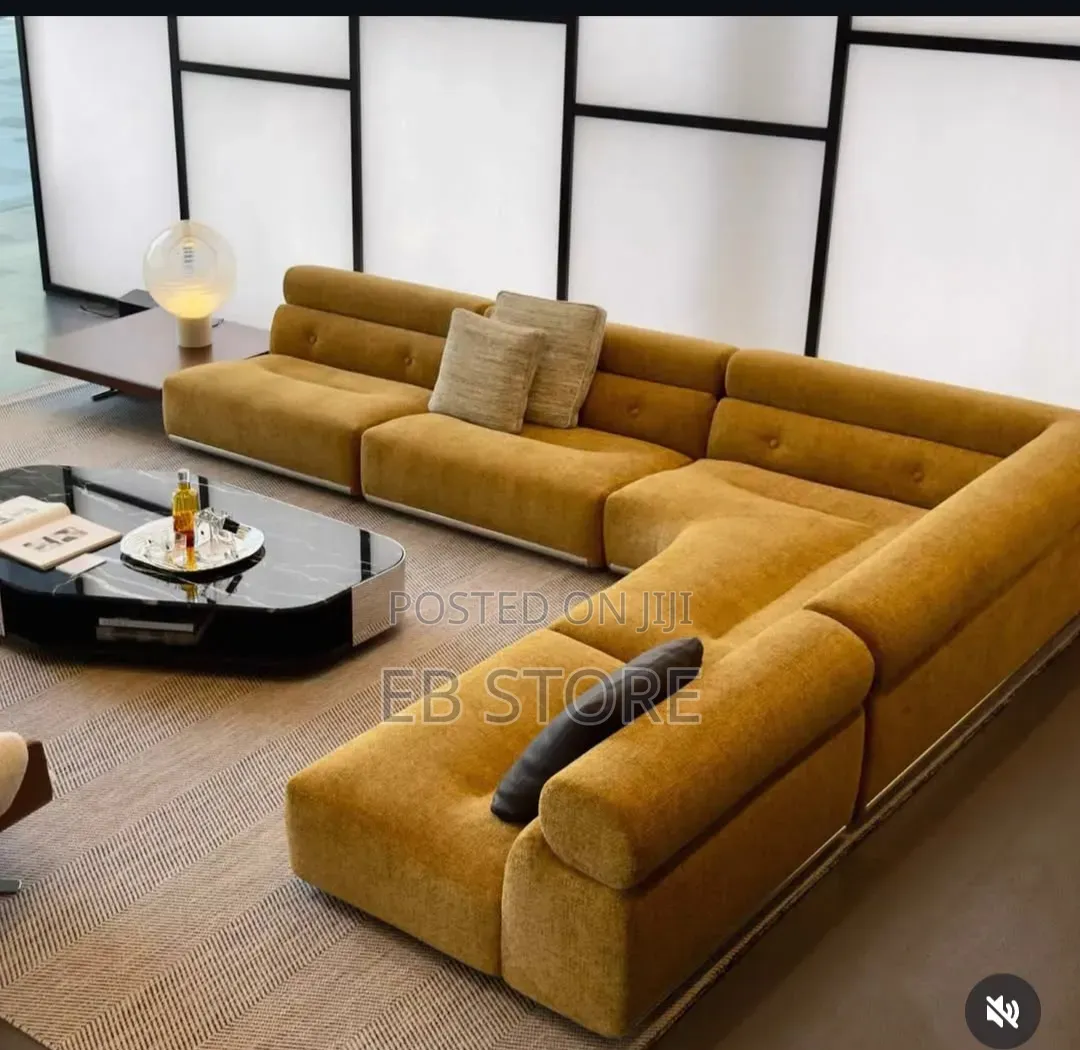 Italian Retro Modular Sofa – Luxury Contemporary Sectional