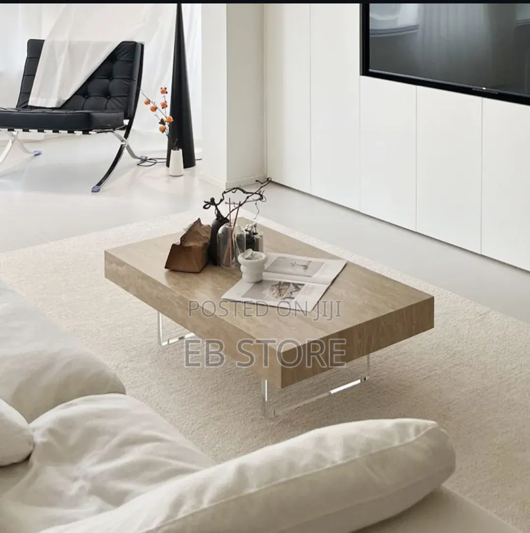 Wabi-Sabi Inspired Travertine Tea Table – 120cm