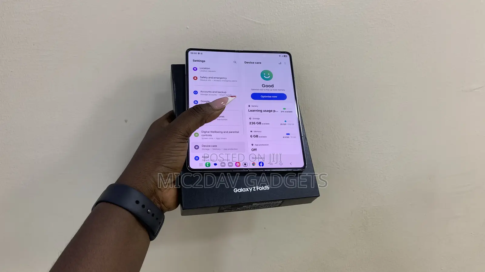 Samsung Galaxy Z Fold 5 256 GB Purple