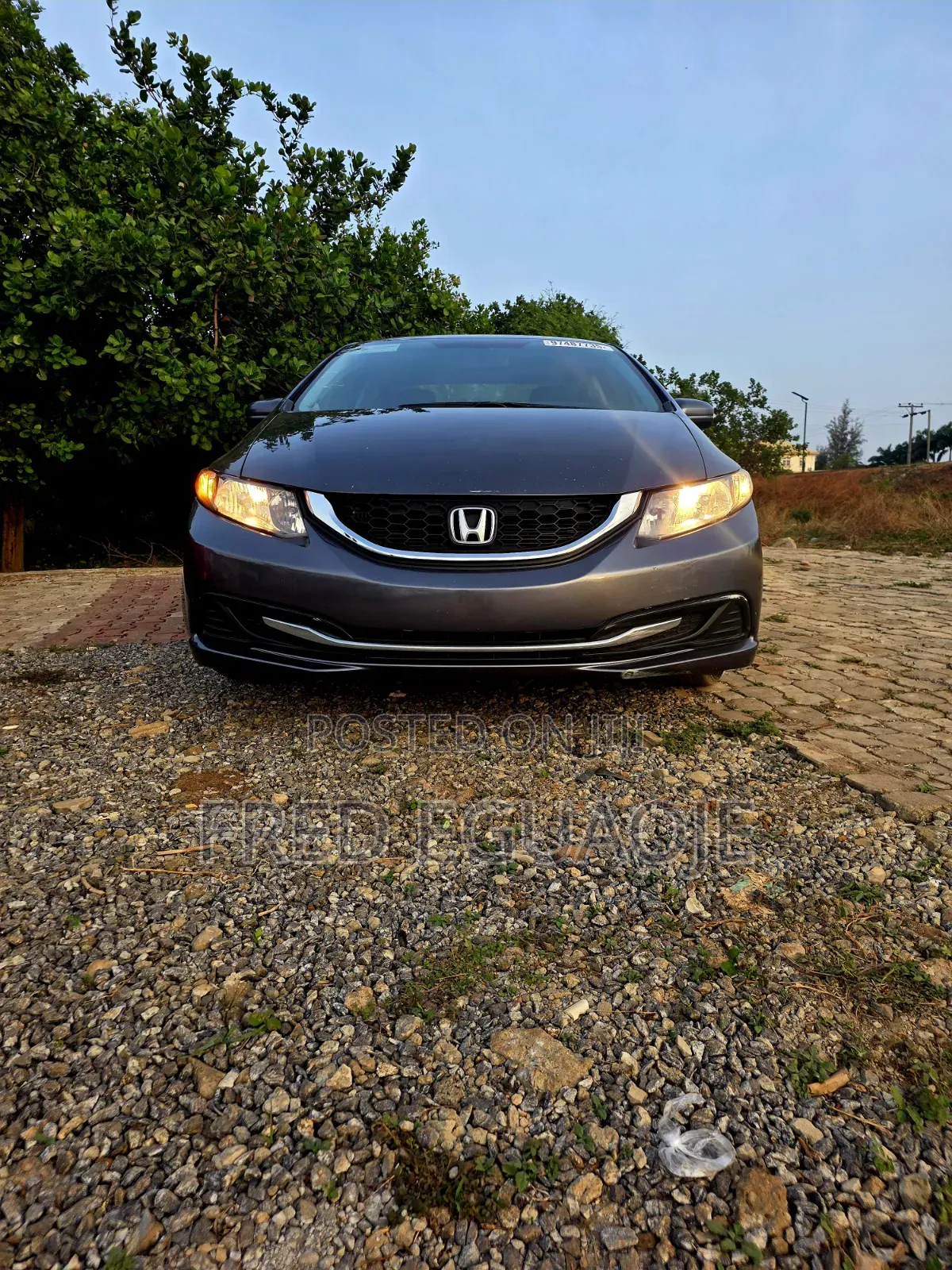 Honda Civic EX 4dr Sedan (1.8L 4cyl CVT) 2015 Gray