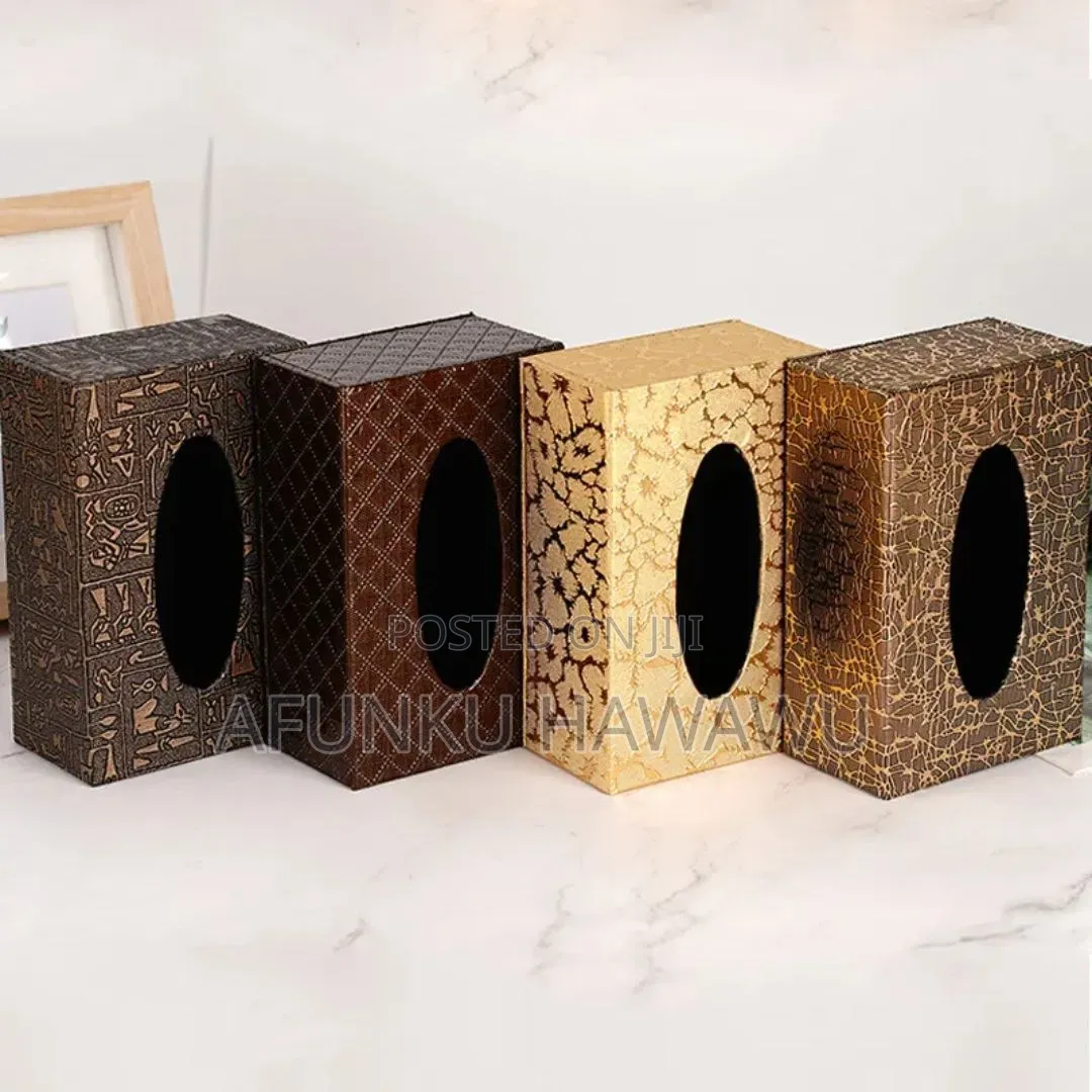 Luxury Custom Leather Tissue Box