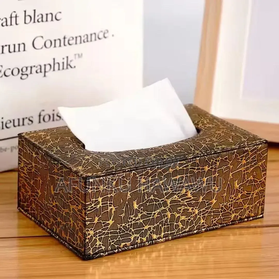 Luxury Custom Leather Tissue Box