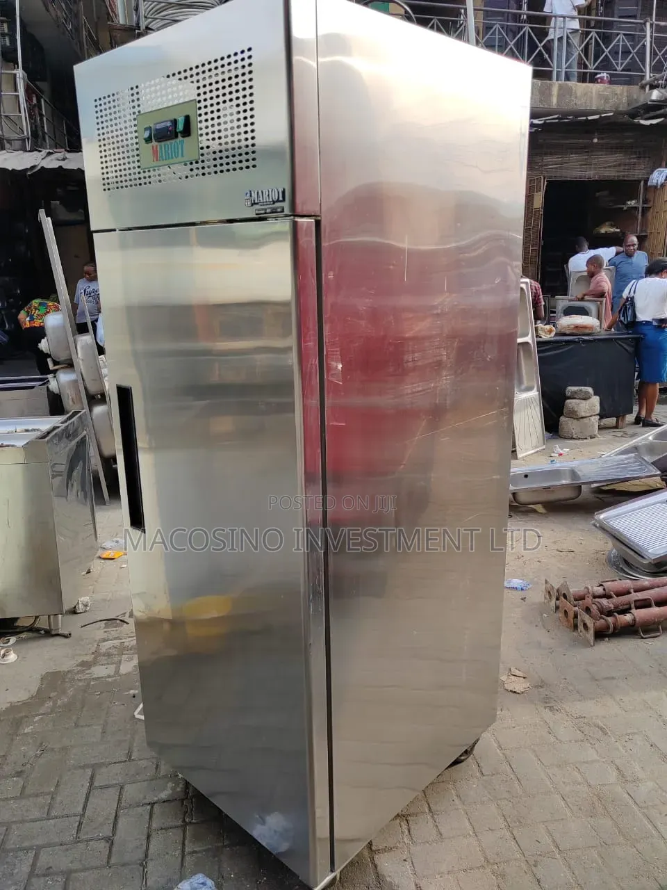 Foreign Used Commercial Stainless Steel Upright Refrigerator