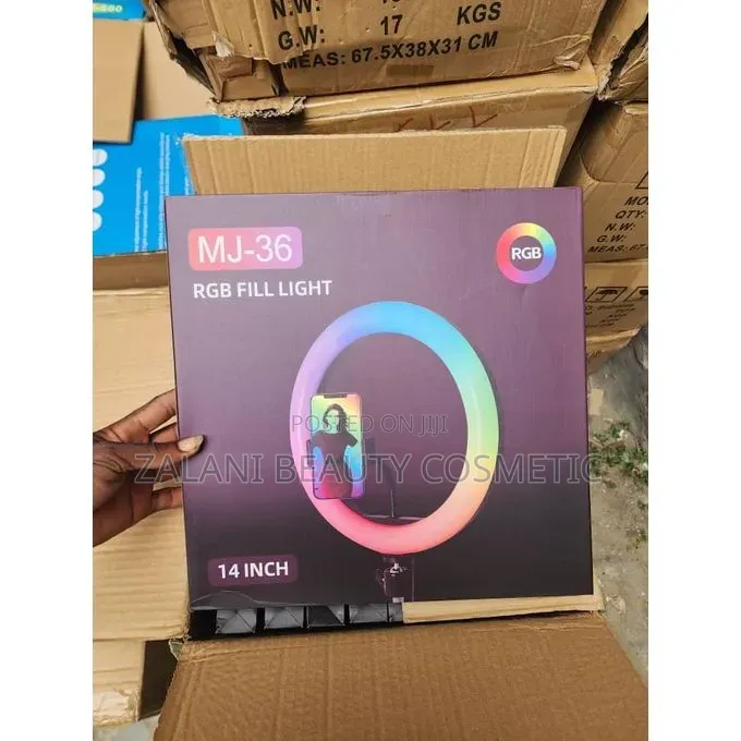 Mj-36 RGB Fill Light, a 14-Inch (36 Cm) Led Ring Light Designed