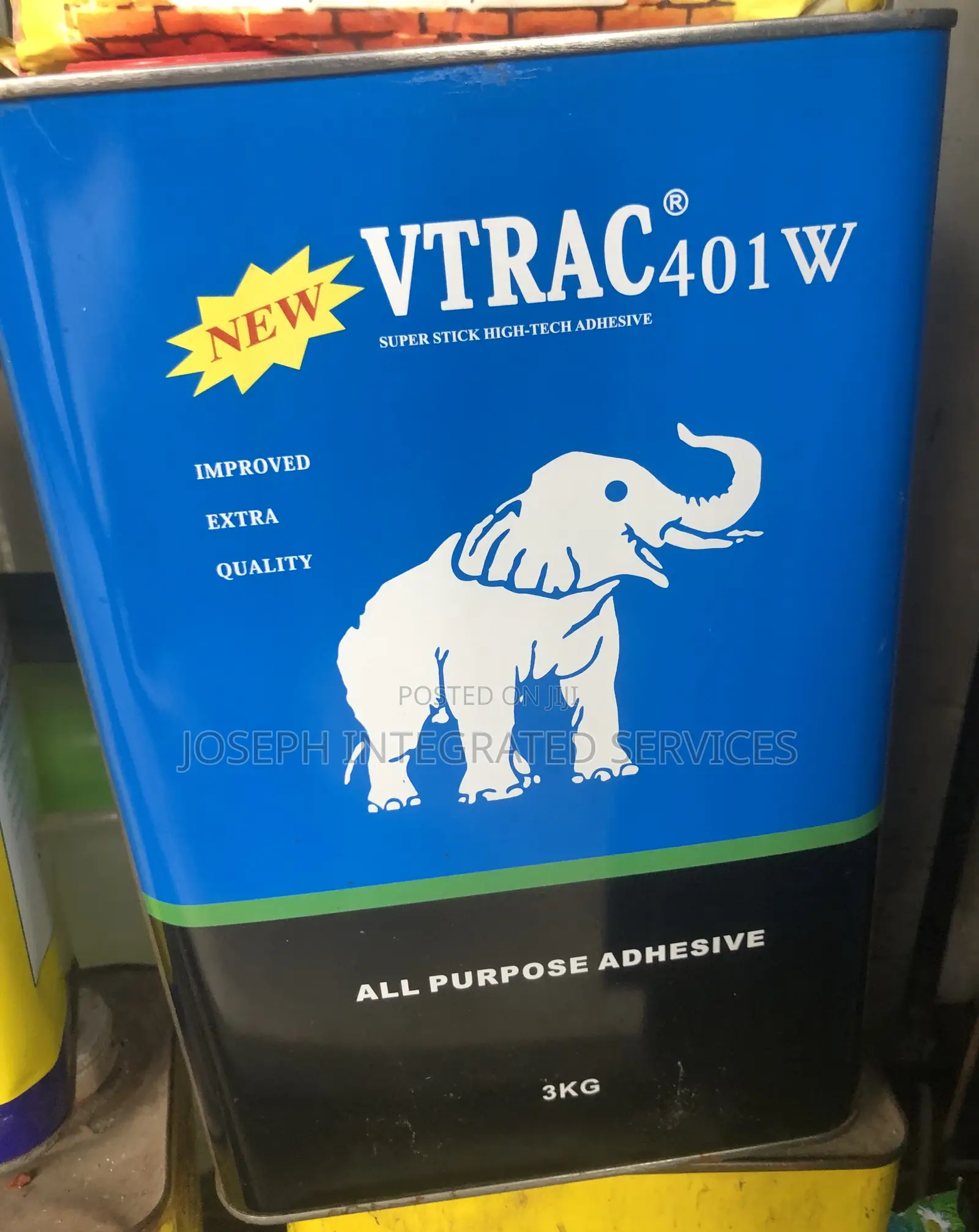 3kg Tin Of Vtrac 401w Super Stick High-tech Adhesive
