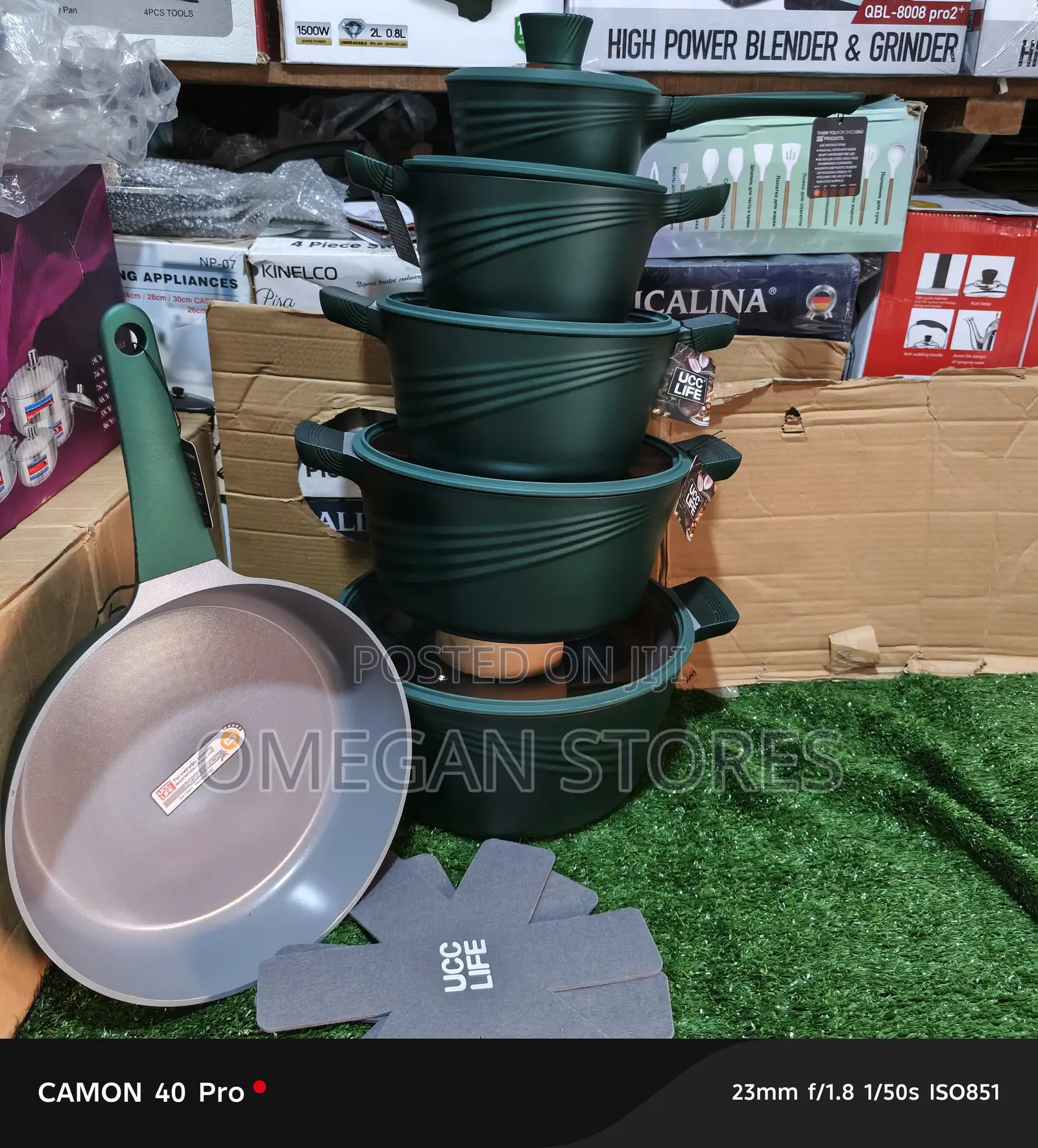 15pcs Ucclife Cookware Set