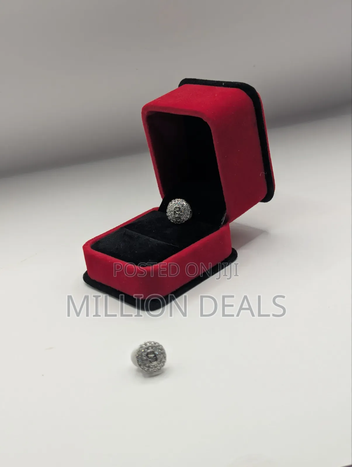 Magnetic Iced Men’S Silver Punk Earrings