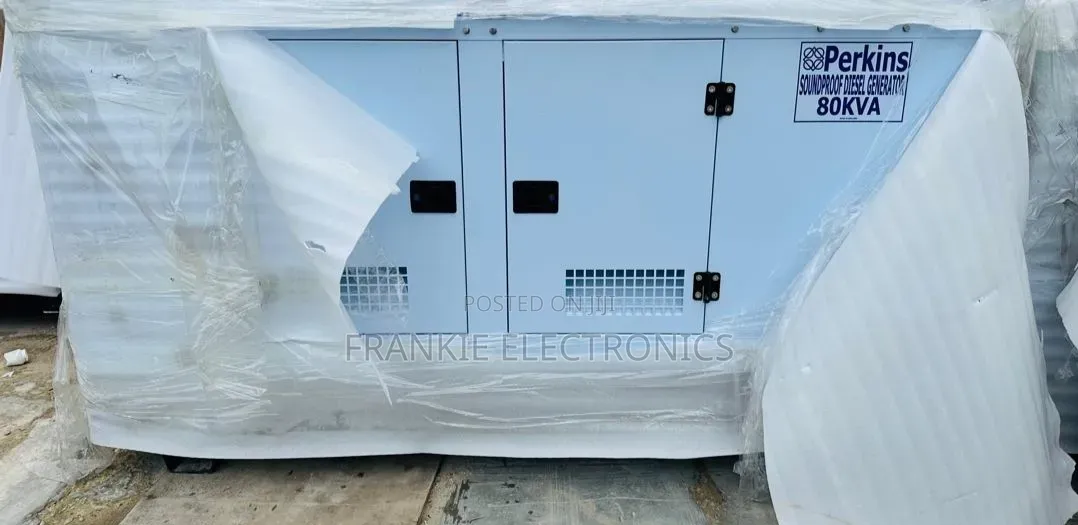 80kva Quality Perkins Soundproof Generator 100% Copper Coin