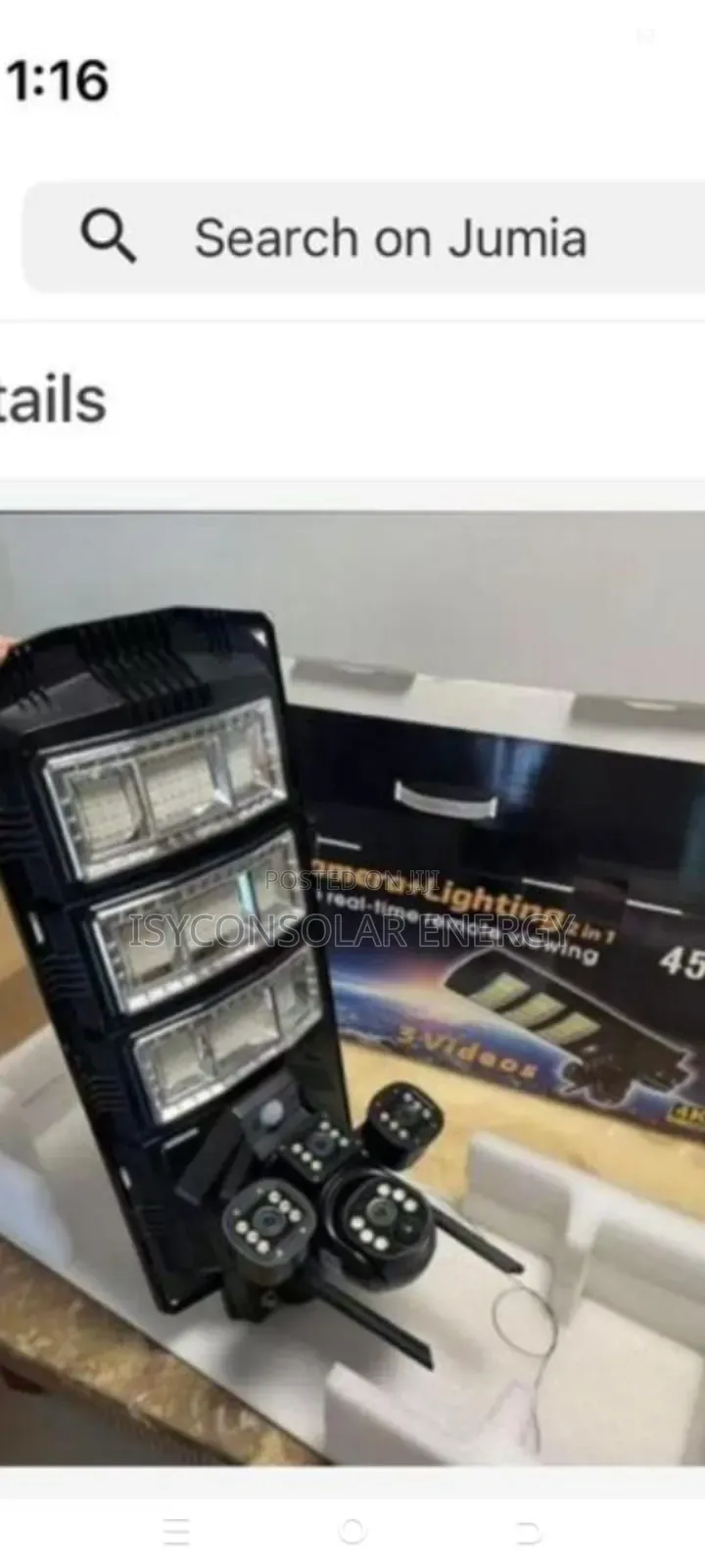 Solar Street Light With CCTV Camera