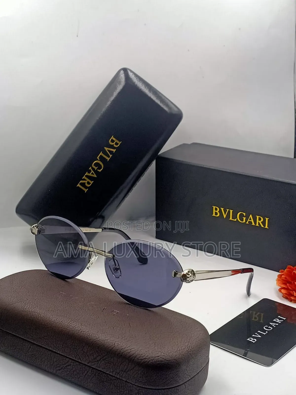 Bvlgari Luxury Rimless Glasses