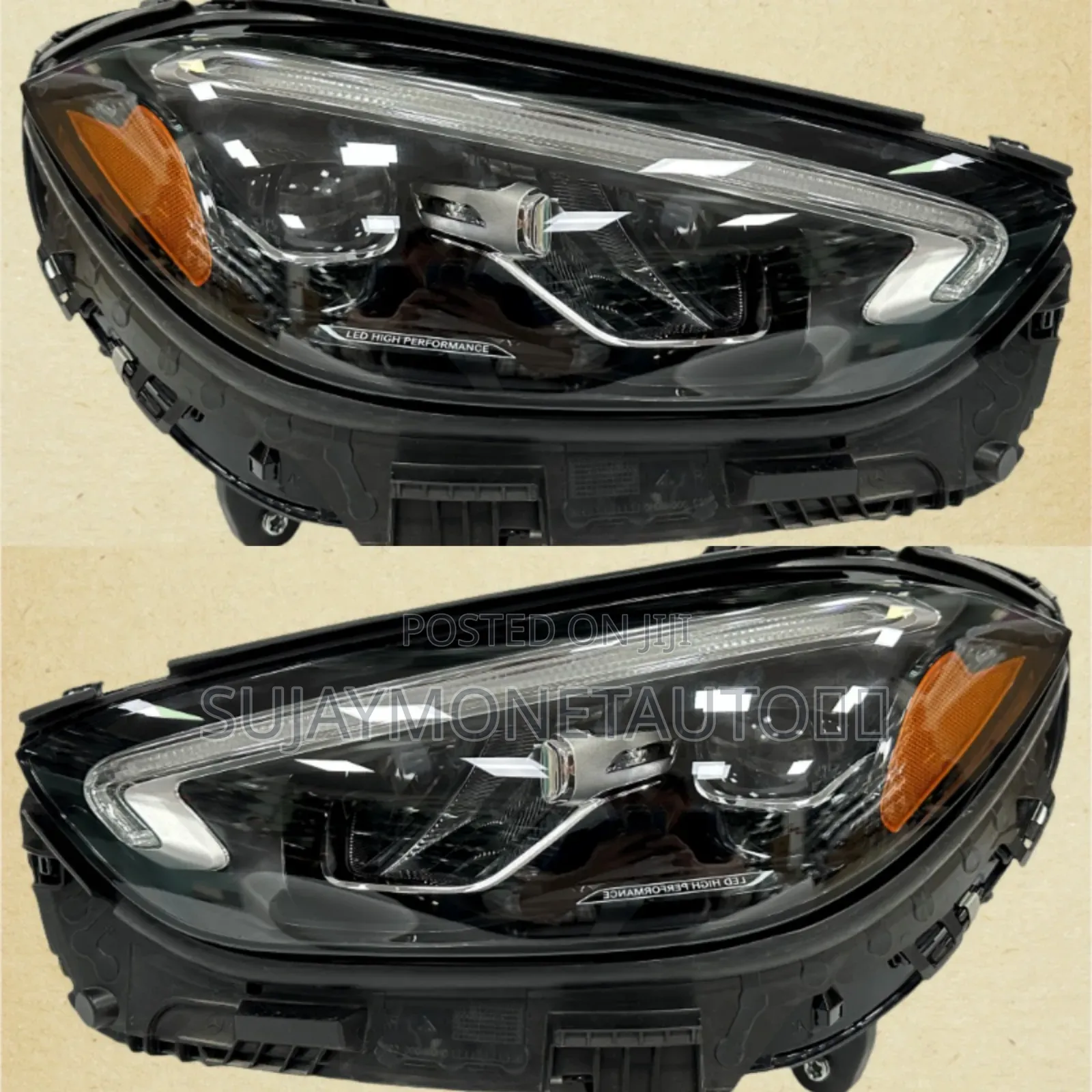 Mercedes Benz C300 206 Front Light Head Lamp Complete Set