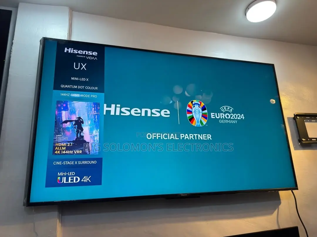 Hisense Ux Mini Led Uled 65" Vidaa Smart Tv