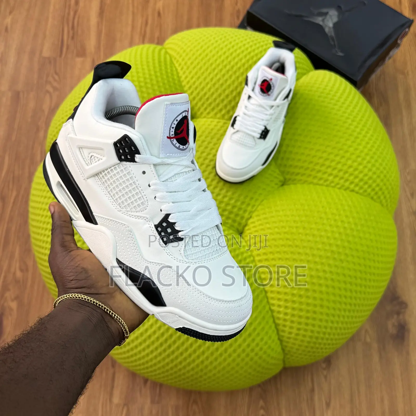 Original Air Jordan 4 Retro Flight Club Sneakers