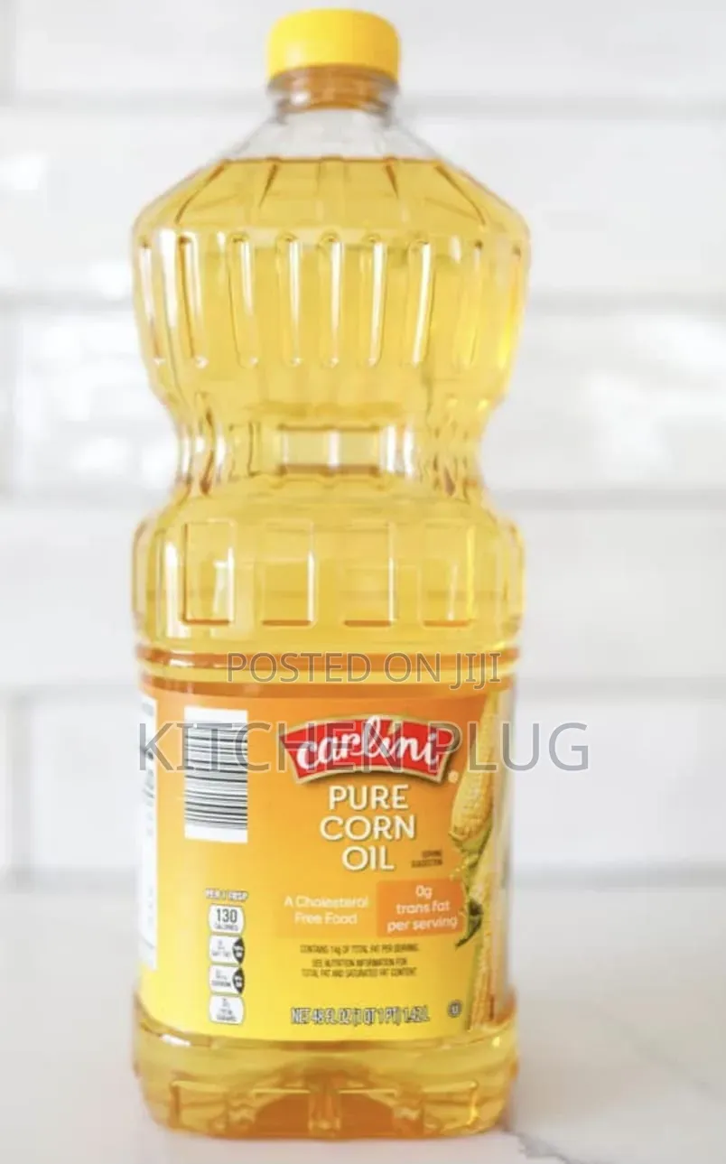 Carlini Pure Corn Oil, Typically Sold In A 48 Fl Oz Bottle At Aldi.
