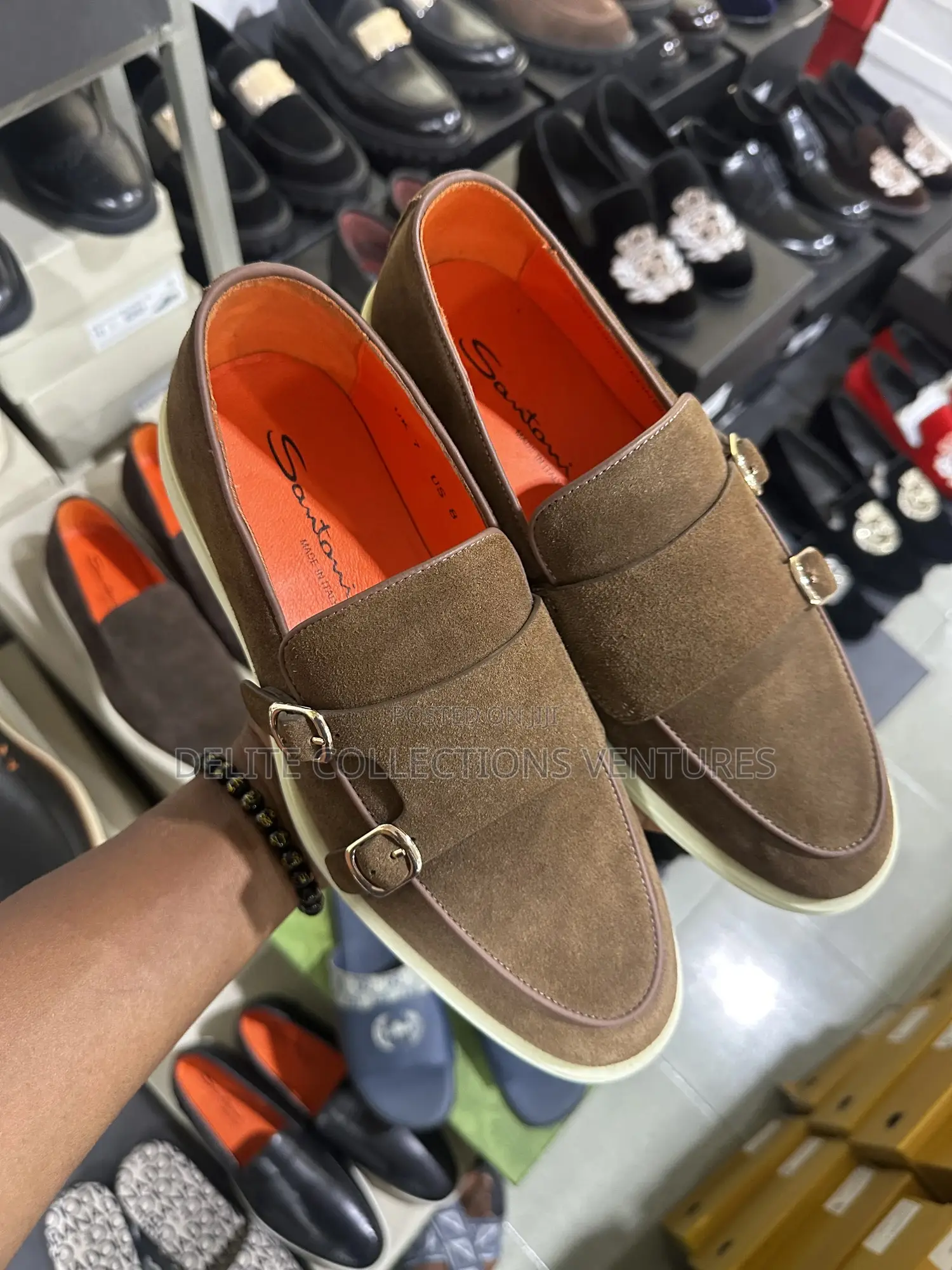 New Update Santoni Loafers Black and Brown