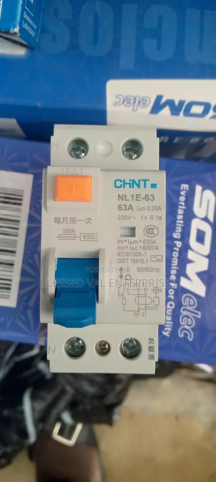 Efcb Chint 63a Breaker