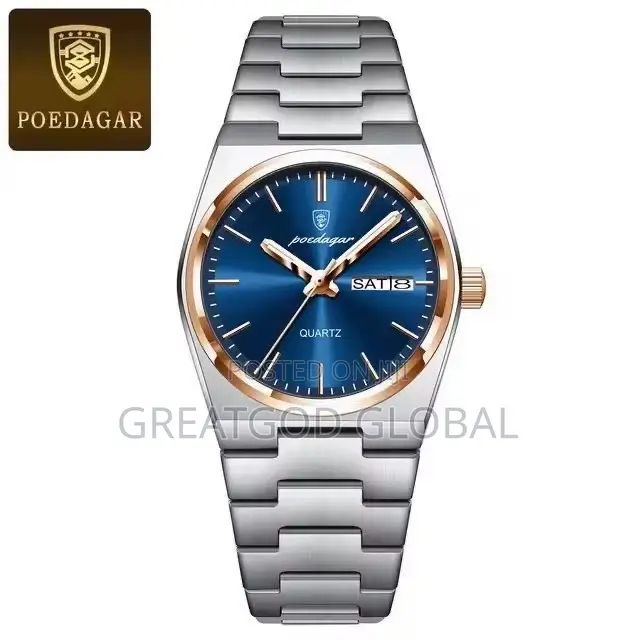 Poedagar Men Chain Wristwatch