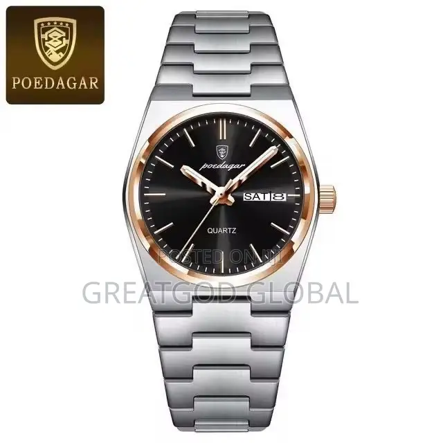 Poedagar Men Chain Wristwatch