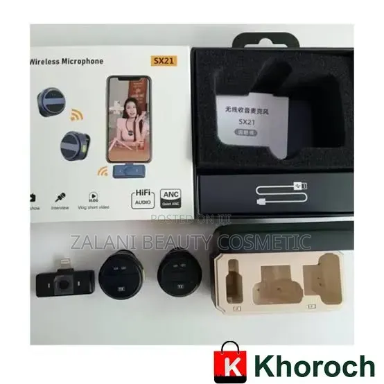 Sx21 Wireless Microphone, a Compact, Dual Lavalier Microphone System