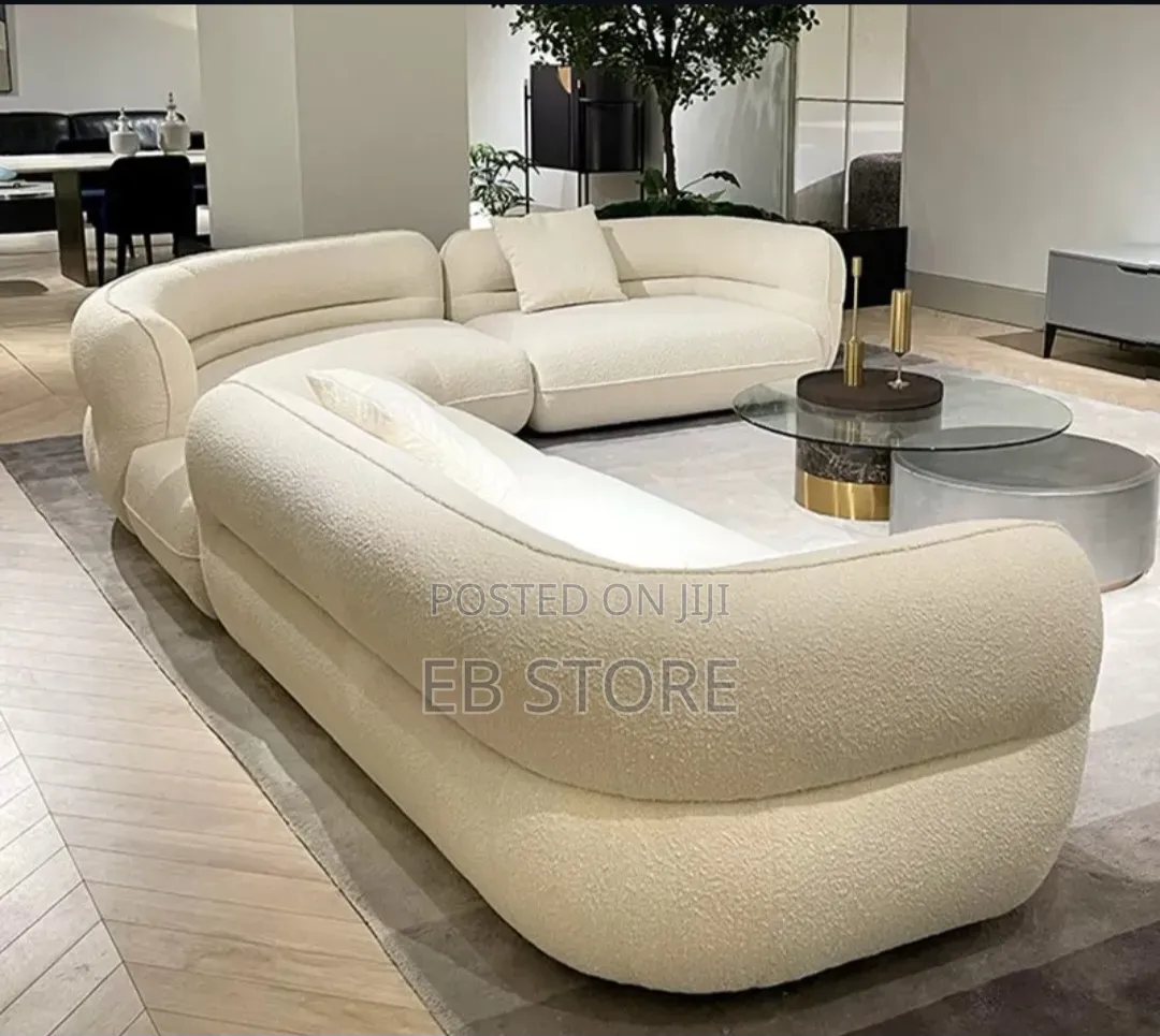 Italian Minimalist Curved Bubble Sofa