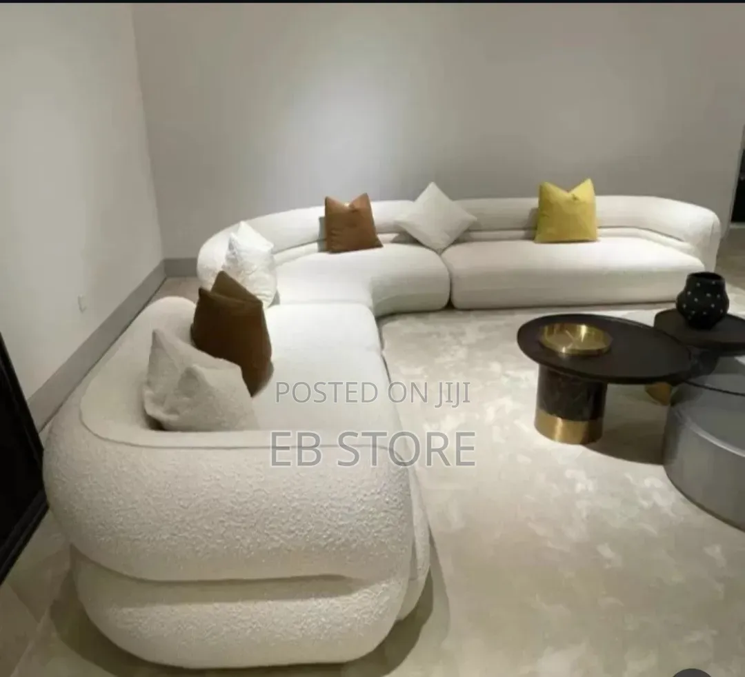 Italian Minimalist Curved Bubble Sofa