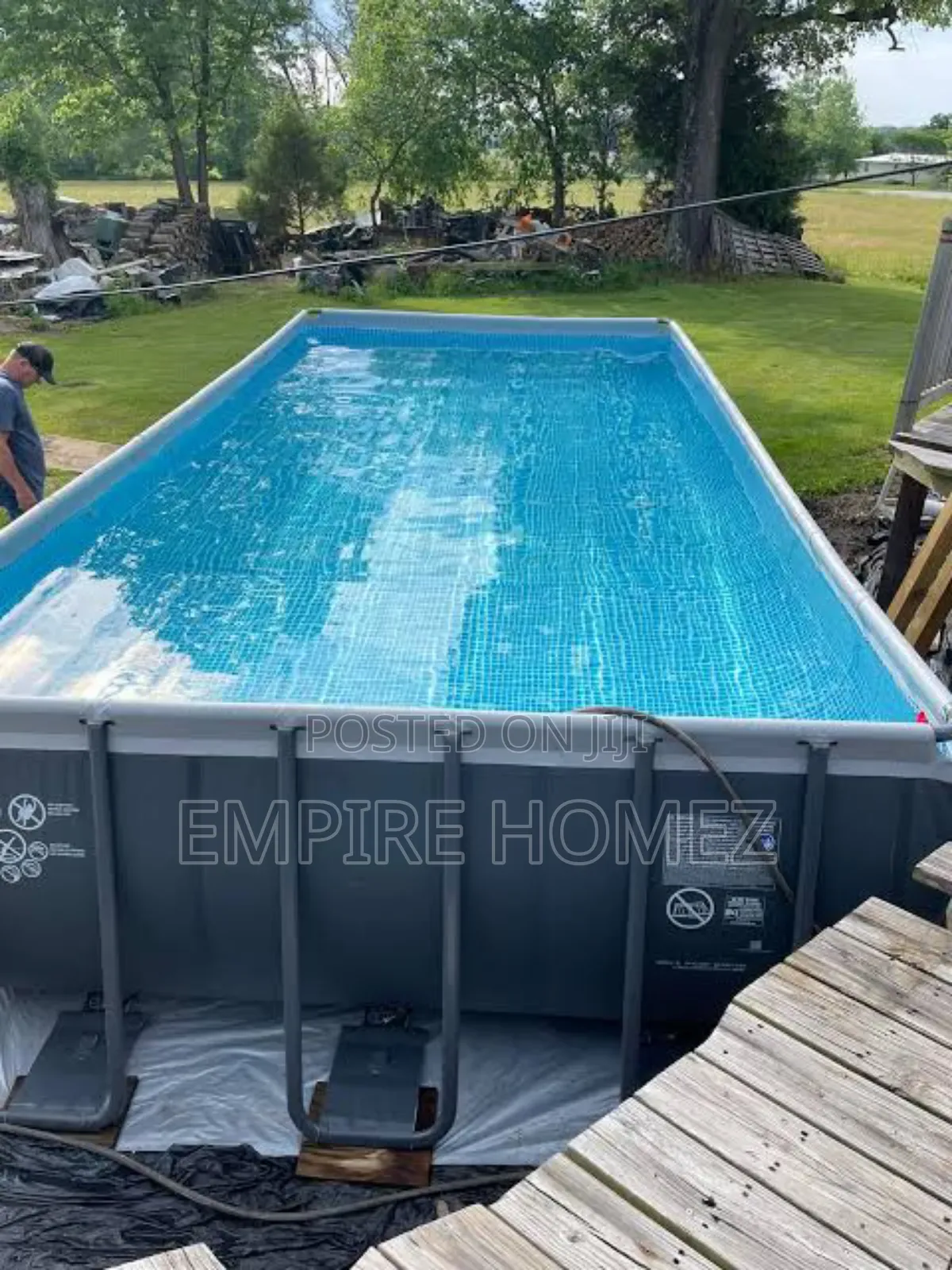 24ft X 12ft X 52inches Collapsible Swimming Pool