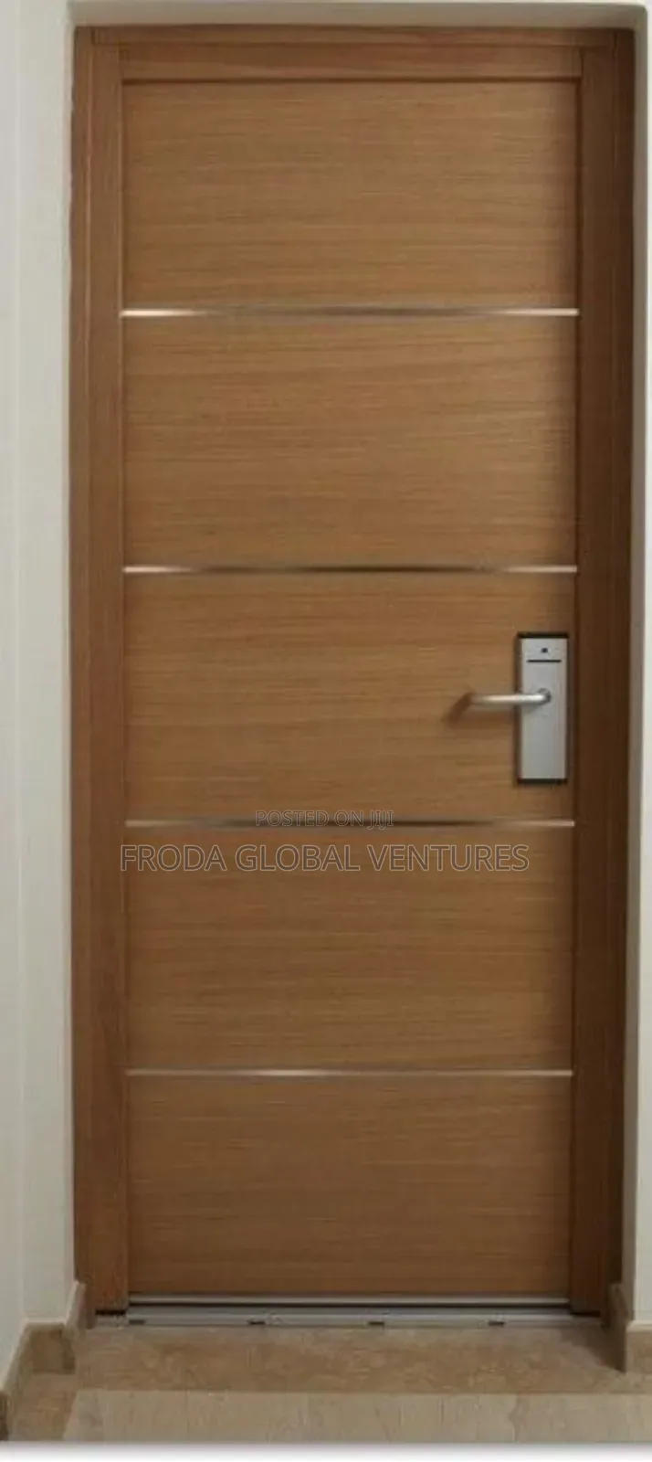 Nigerian Made HDF Doors. 3ftby7f Locally Fabricated HDF Wooden Doors