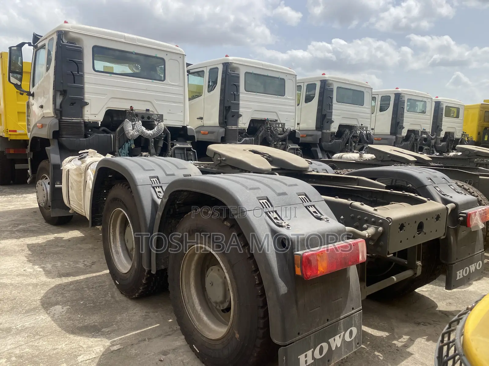 Howo Sinotruk 371 Truck Head 19 Face 2020 White