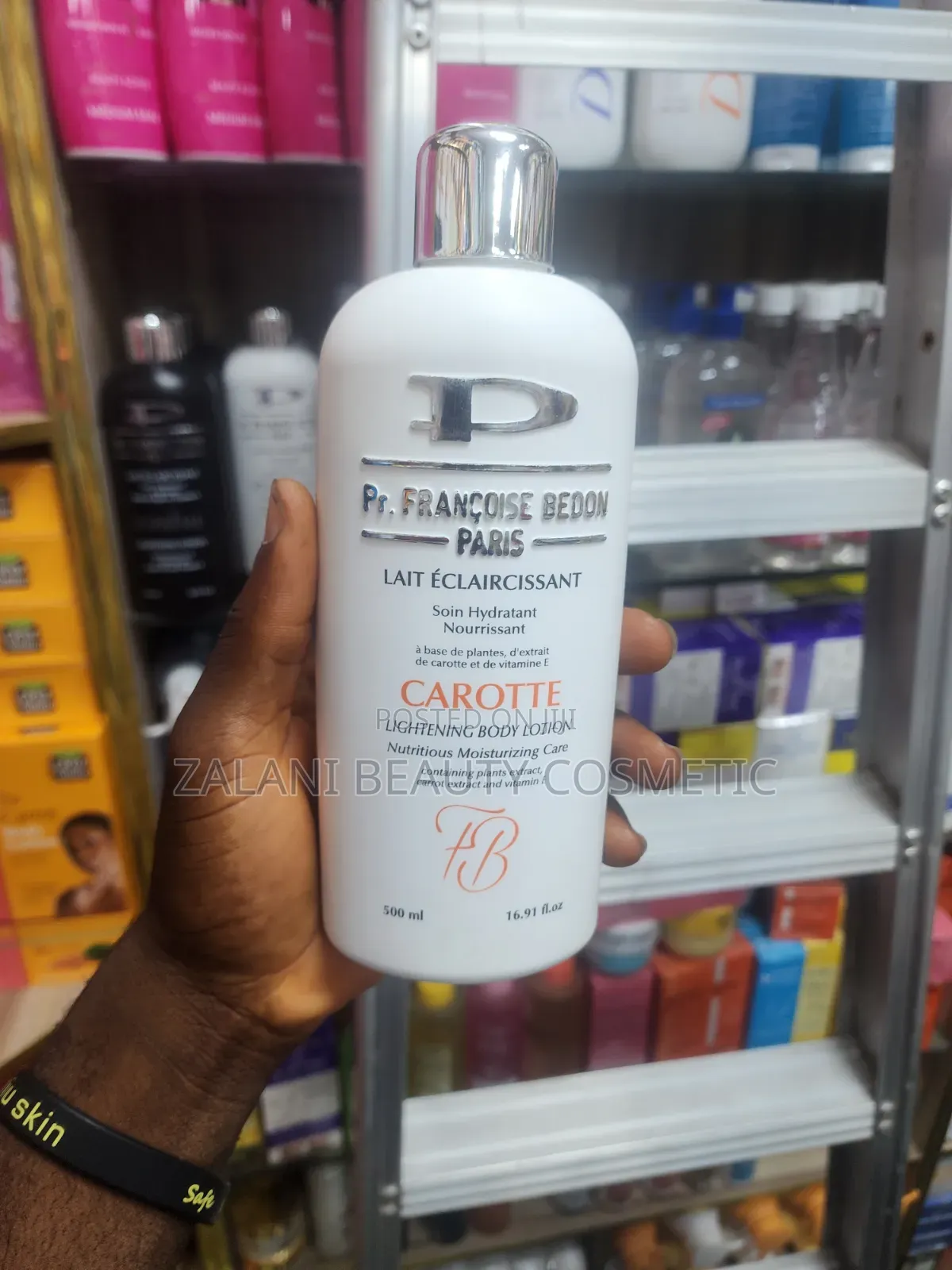 Pr. Françoise Bedon Carrot Lightening Body Lotion, a 500 Ml