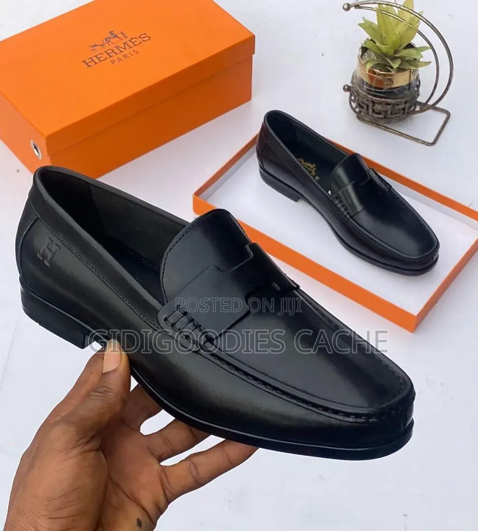 Hermes Penny Loafers Black/Brown/Blue/Green Size 40-46