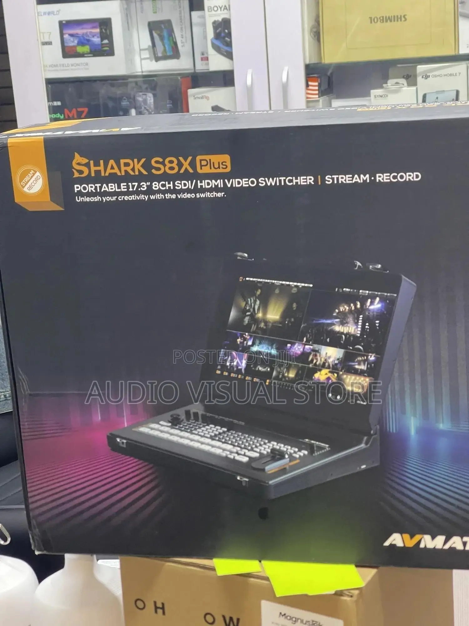 Avmatrix Shark S8x Plus 8-Channel Sdi/Hdmi Video Mixer